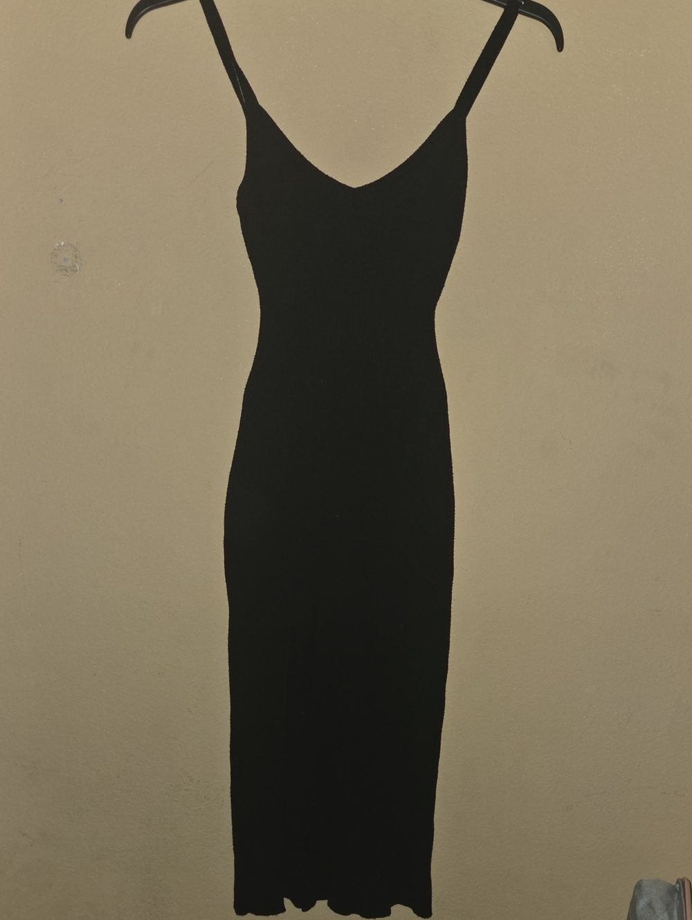 WINDSOR Black Spaghetti Strap Slip Dress